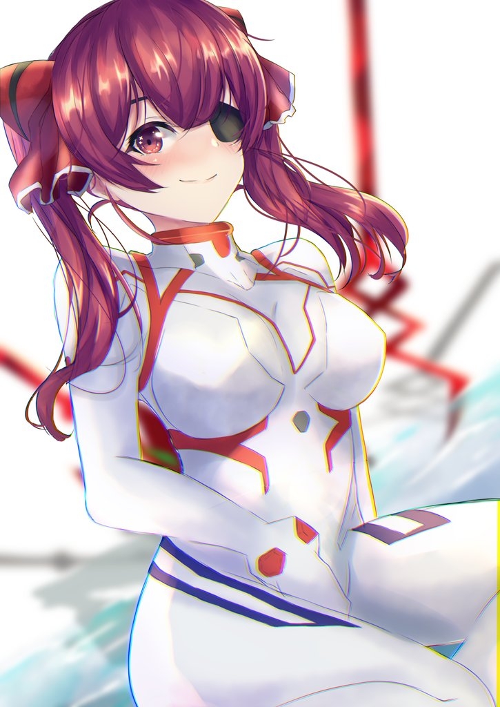 souryuu asuka langley and houshou marine (hololive and 3 more) drawn by karappo_(poket12)