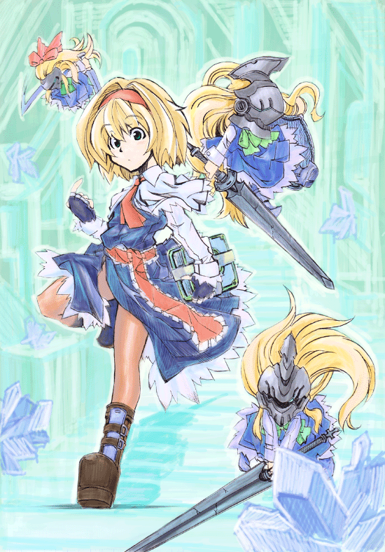 alice margatroid, shanghai doll, and hourai doll (touhou) drawn by x172xqqq