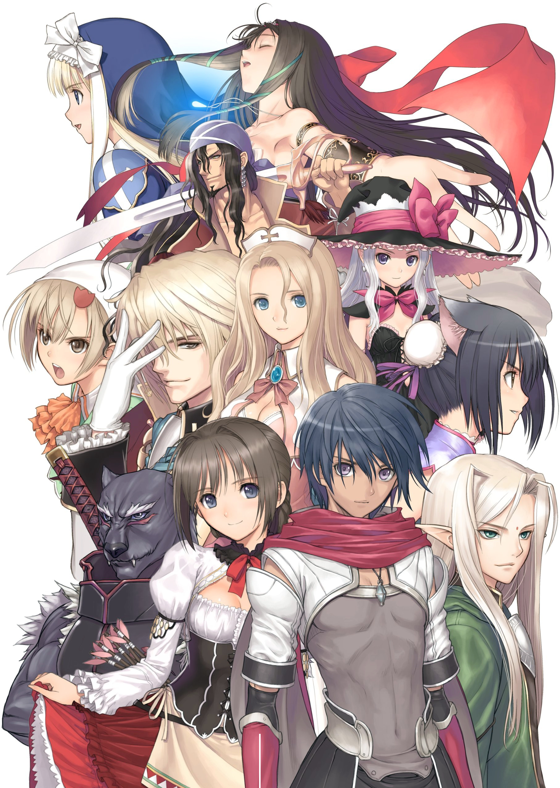 Rick Elwood Melty De Granite Alvin Airy Ardet Kaguya And 7 More Shining And 1 More Drawn By Tony Taka And Yamada Masaaki Danbooru