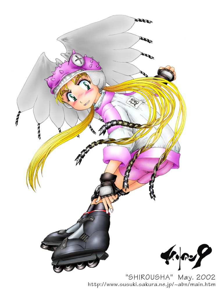 borg and tomine kasumi (alien nine) drawn by abn