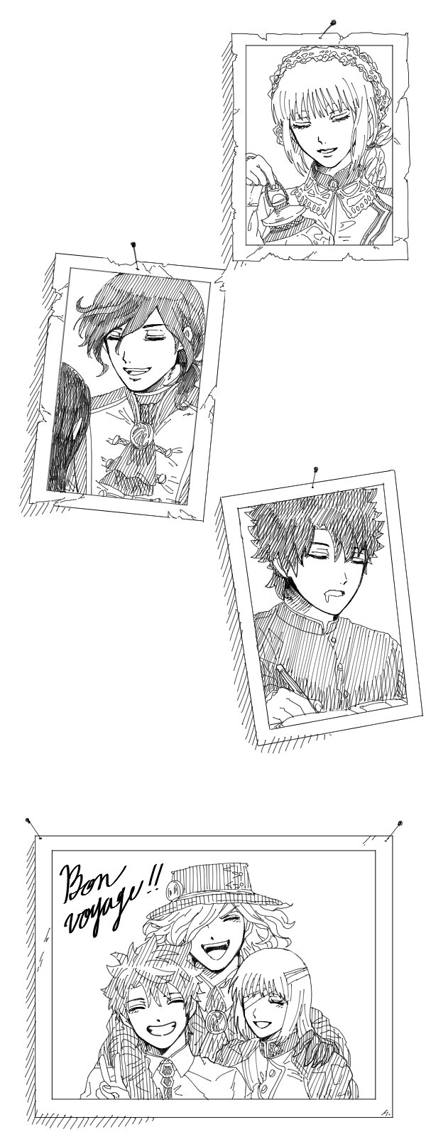 fujimaru ritsuka, florence nightingale, and edmond dantes (fate and 1 more)