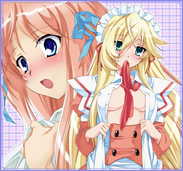 setsuna and shiratori kuu (kyoushirou to towa no sora) drawn by saipaco