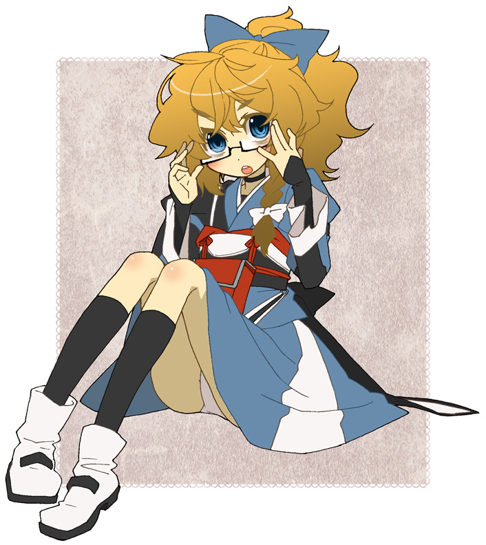 kirisame marisa and morichika rinnosuke (touhou) drawn by miyuu_(crazy_lollipop)