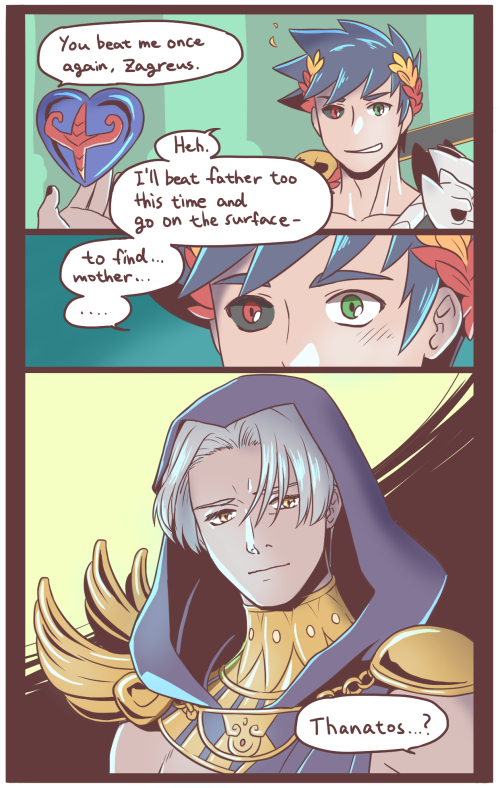 zagreus and thanatos (hades and 1 more) drawn by astraea_f
