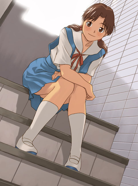 horaki hikari (neon genesis evangelion) drawn by yizumi