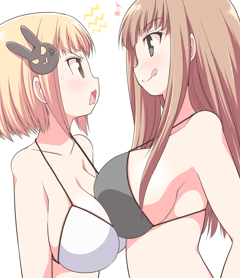 usami mimi and miyasako nako (uzanee!!) drawn by serebi_ryousangata