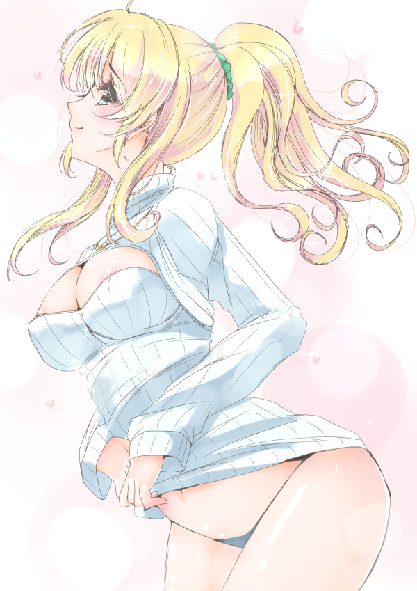 ayase eli (love live! and 1 more) drawn by frapowa