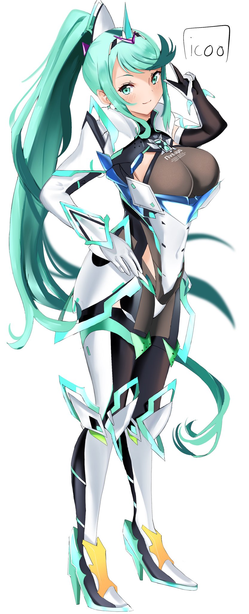 pneuma (xenoblade chronicles and 1 more) drawn by icoo