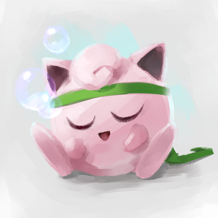 jigglypuff and hungrybox (pokemon and 2 more) drawn by stup-jam