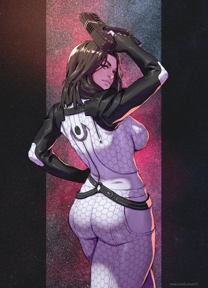 miranda lawson (mass effect and 1 more) drawn by rejean_dubois
