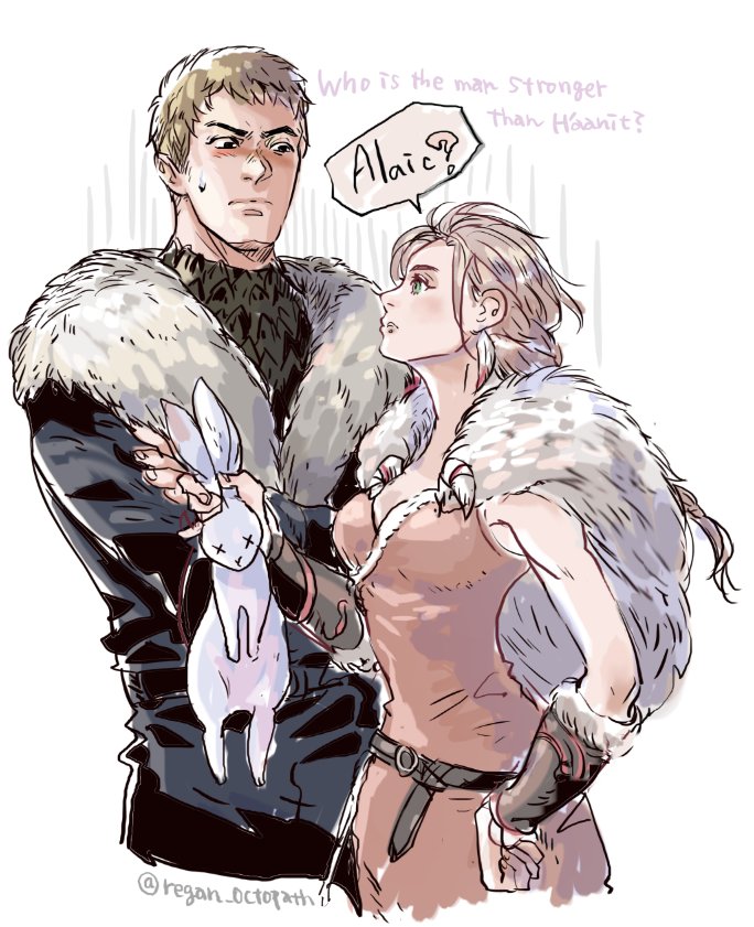 h'aanit (octopath traveler and 1 more) drawn by regan_(hatsumi)