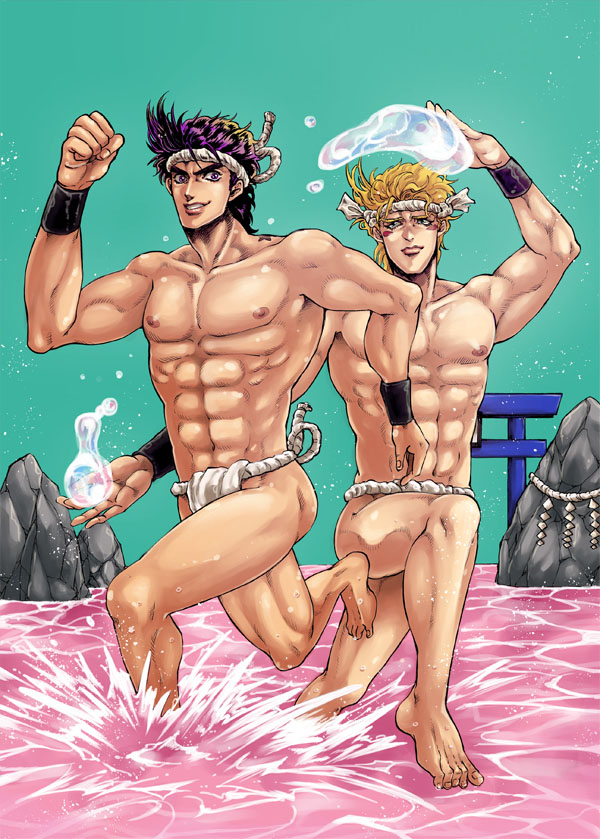 joseph joestar and caesar anthonio zeppeli (jojo no kimyou na bouken and 1 more) drawn by gomix