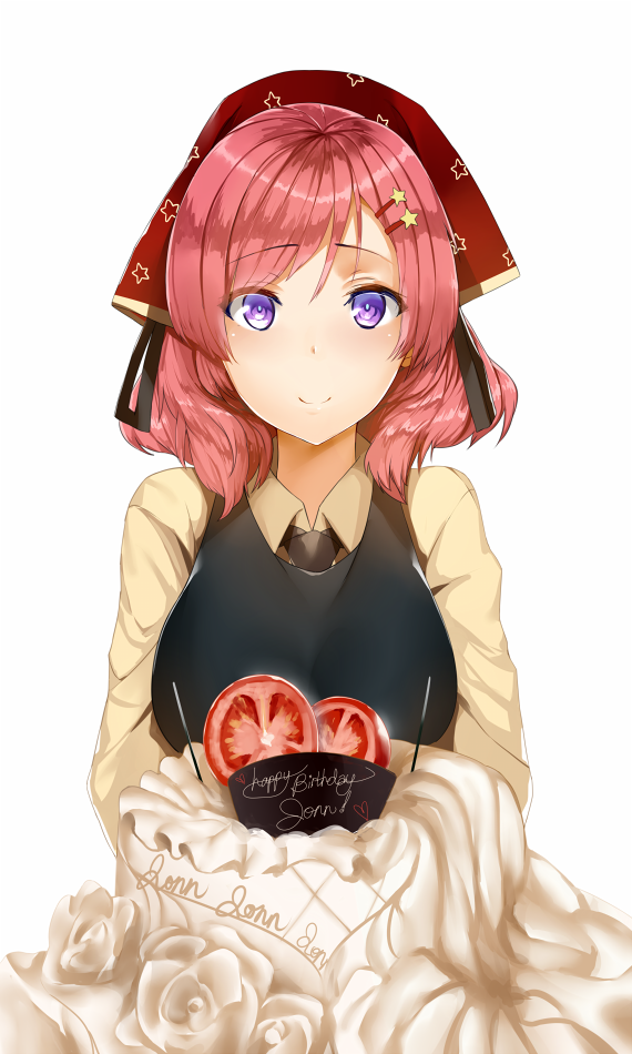 nishikino maki (love live! and 1 more) drawn by hews