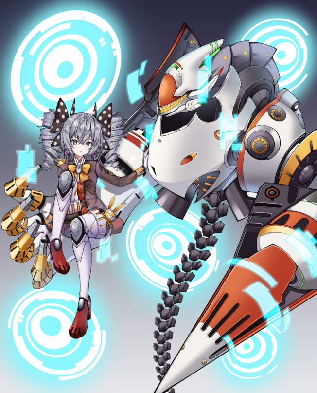 bronya zaychik, homu, and project bunny (honkai and 1 more) drawn by tor_ai