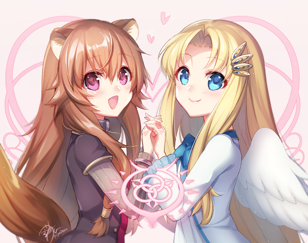 raphtalia and filo (tate no yuusha no nariagari) drawn by sanom
