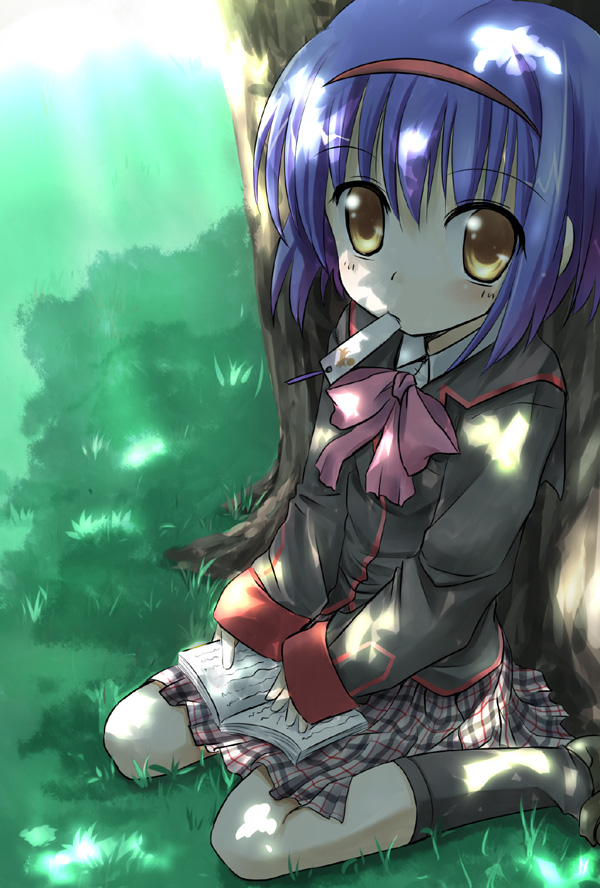 nishizono mio (little busters!) drawn by yugi_(magical-dreamer)