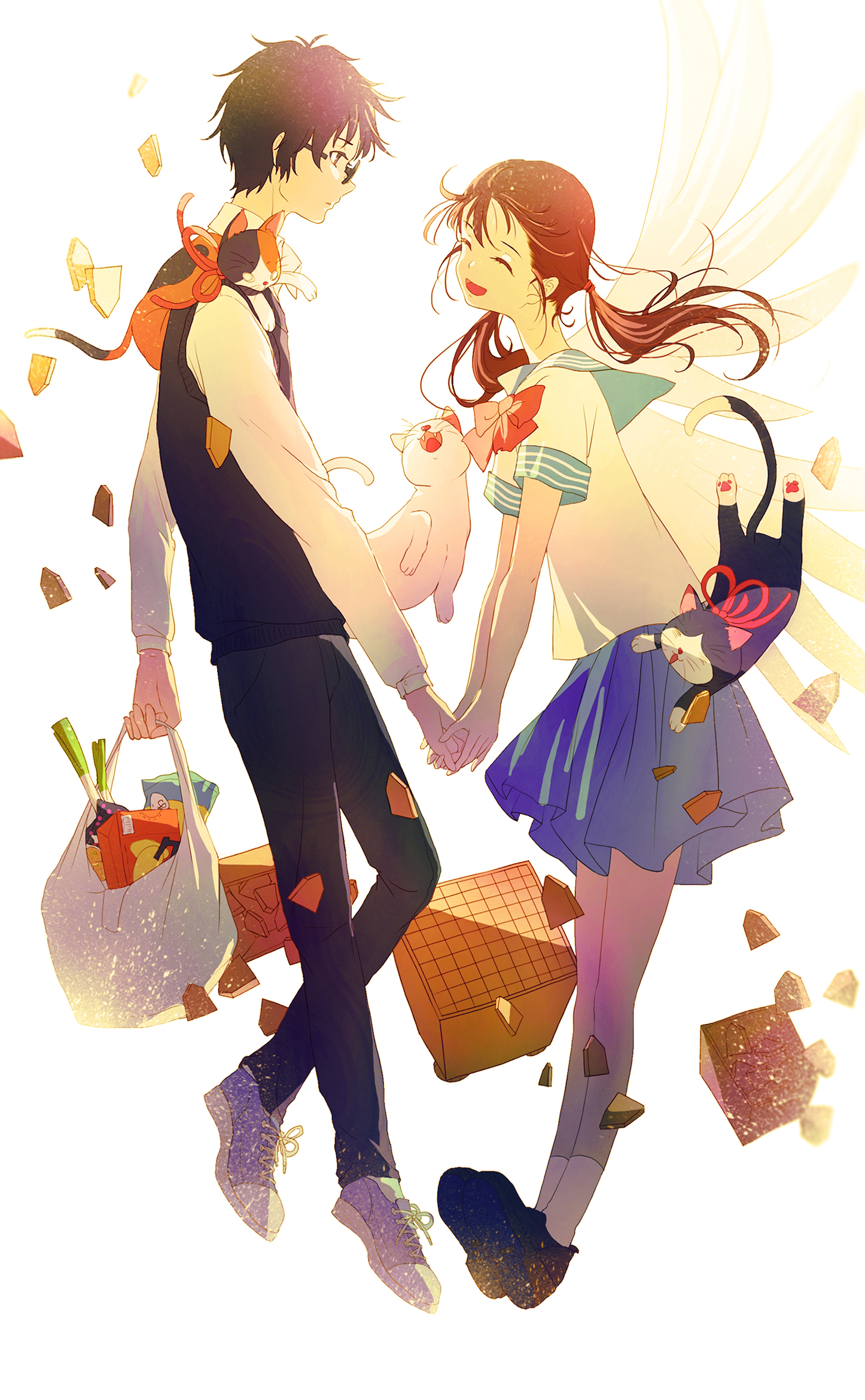 3 Gatsu No Lion Rei X Hinata Kawamoto Hinata And Kiriyama Rei Sangatsu No Lion Drawn By Amada 12785891 Danbooru kiriyama rei sangatsu no lion drawn