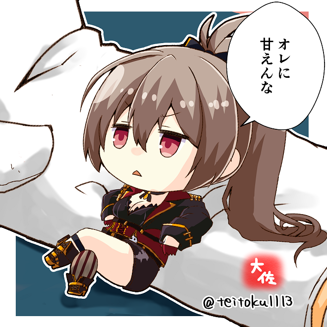 commander and jean bart (azur lane) drawn by taisa_(kari)