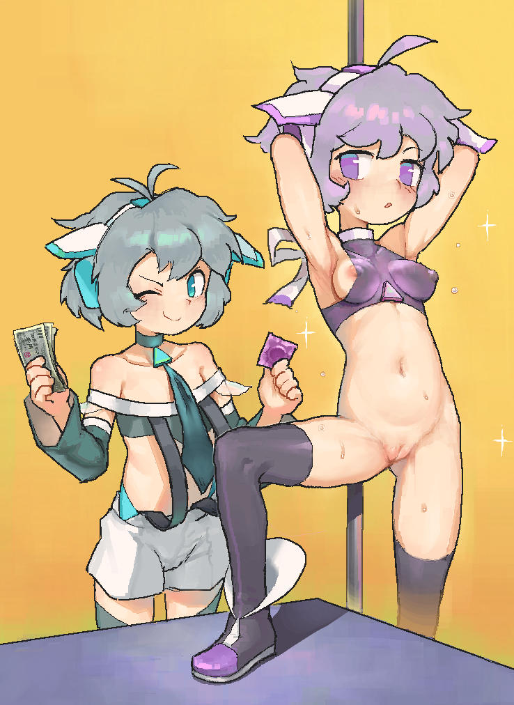 nia and toa (bemani and 1 more) drawn by kinshi76