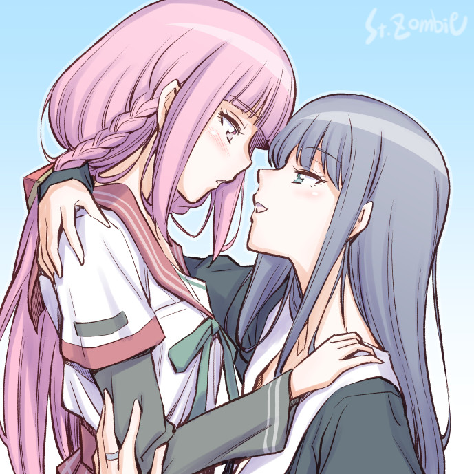 tamaki iroha and nanami yachiyo (mahou shoujo madoka magica and 1 more) drawn by studiozombie