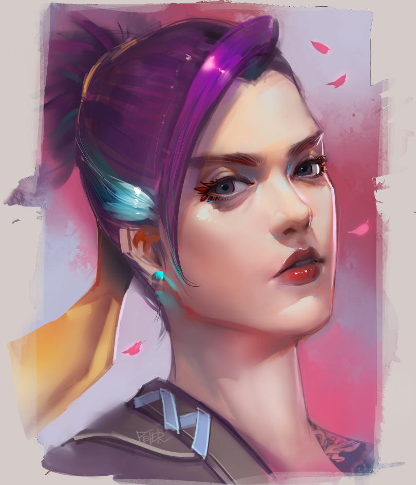 hanzo (overwatch and 1 more) drawn by peter_xiao