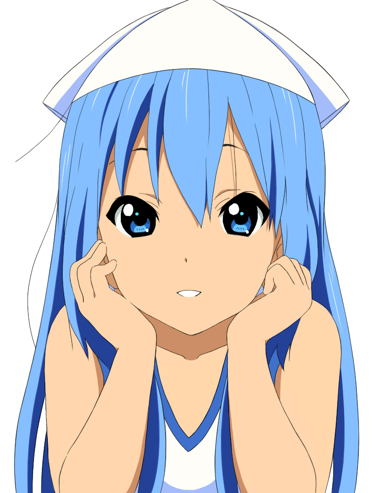 nakano azusa, ikamusume, and christine marie cabanos (k-on! and 1 more) drawn by katoyuu