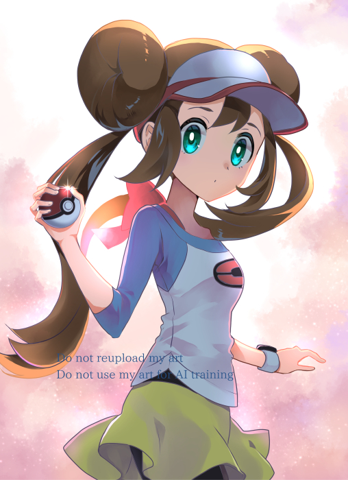rosa (pokemon and 1 more) drawn by morisawa_machi