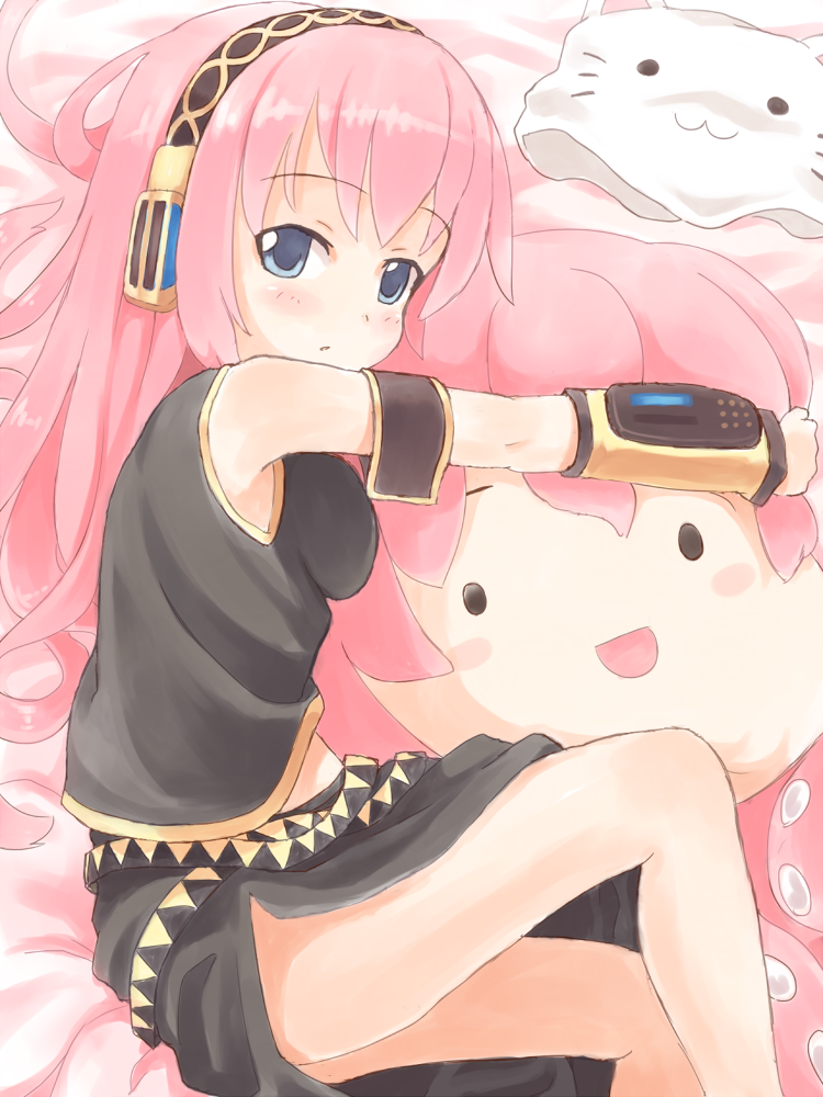 megurine luka and takoluka (vocaloid and 1 more) drawn by okiami