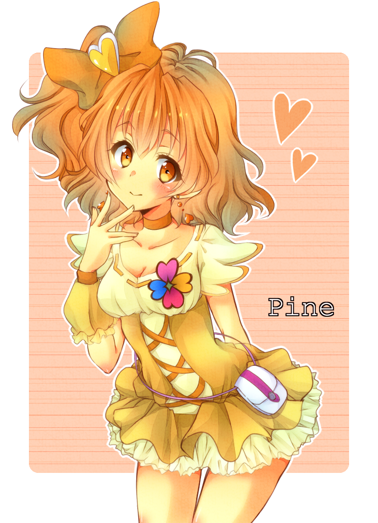 yamabuki inori and cure pine (precure and 1 more) drawn by totogami_toto