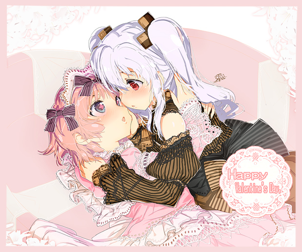 hibari and yagyu (senran kagura and 1 more) drawn by yaegashi_nan