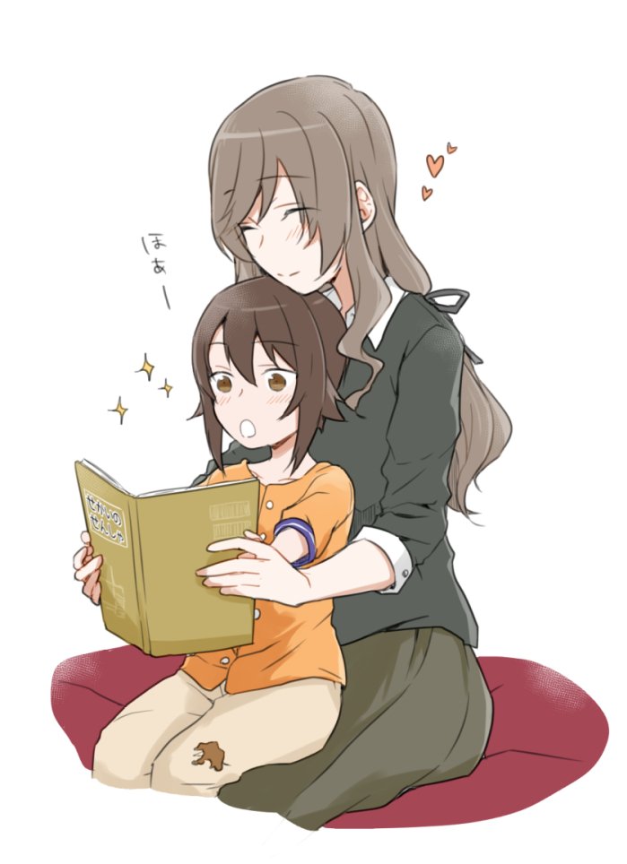 nishizumi maho and shimada chiyo (girls und panzer) drawn by yuuhi_(arcadia)