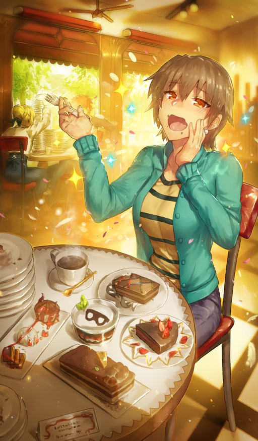 artoria pendragon, saber, emiya shirou, and fujimura taiga (fate and 2 more) drawn by melon22