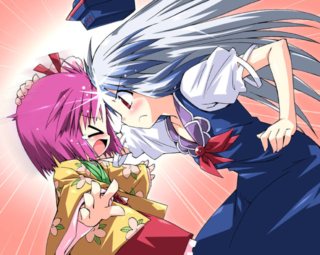 kamishirasawa keine and hieda no akyuu (touhou) drawn by petenshi_(dr._vermilion)