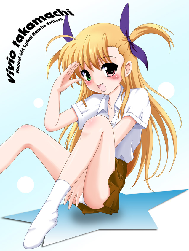 vivio (lyrical nanoha and 1 more) drawn by flipper