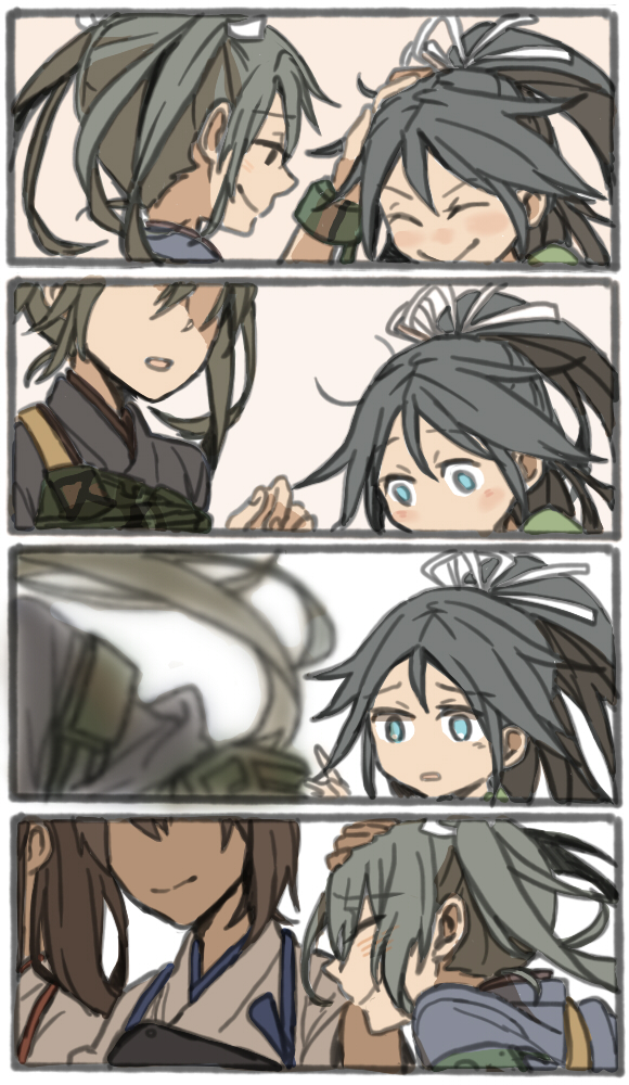 kaga, akagi, zuikaku, and katsuragi (kantai collection) drawn by ree_(re-19)