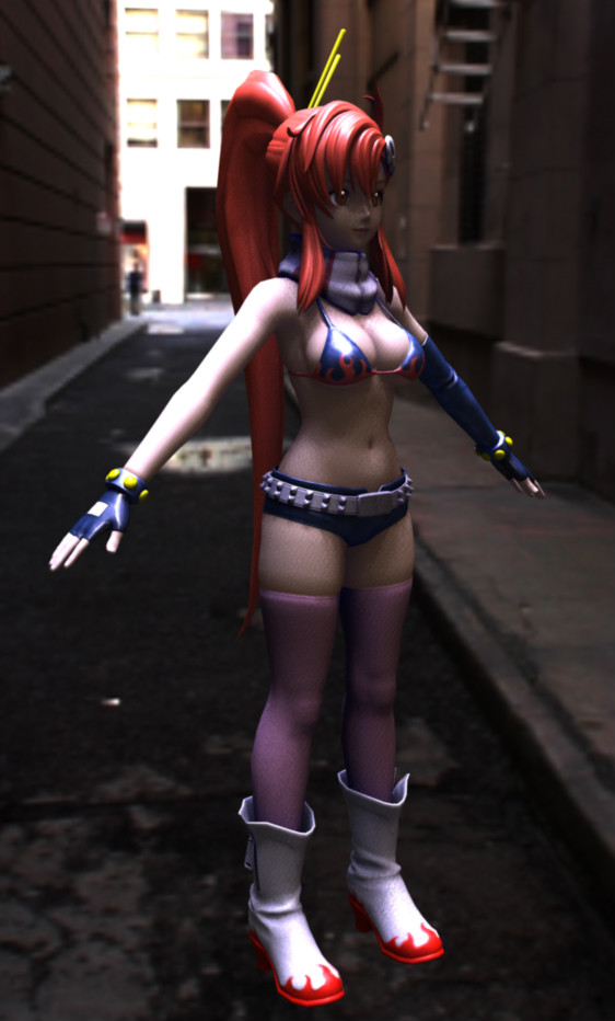 yoko littner (tengen toppa gurren lagann) drawn by kanzeon