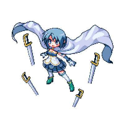 miki sayaka (mahou shoujo madoka magica) drawn by sumaki_08