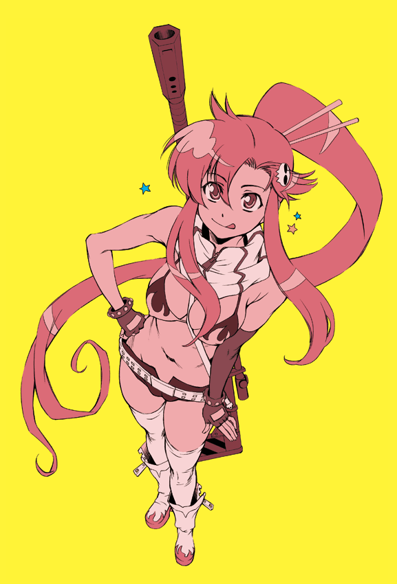 yoko littner (tengen toppa gurren lagann) drawn by kurenai_karasu
