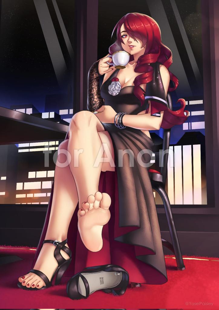 kirijou mitsuru (persona and 1 more) drawn by yaseipaisley