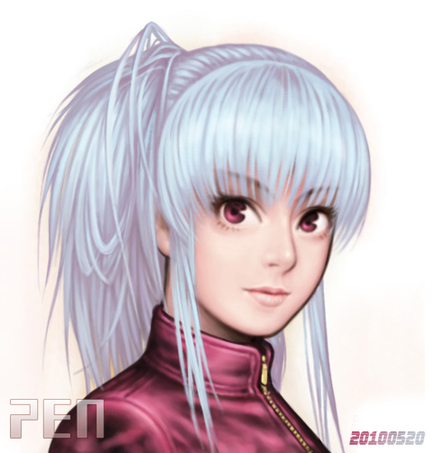 kula diamond (the king of fighters) drawn by pen-tropic