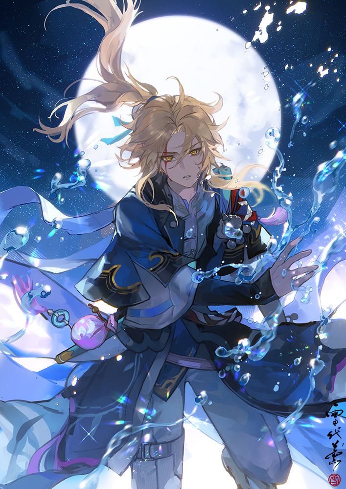 yanqing (honkai and 1 more) drawn by xuedaixun