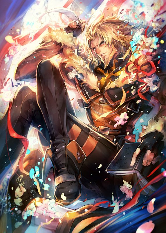 leo whitefang (guilty gear and 1 more) drawn by oro_(sumakaita)