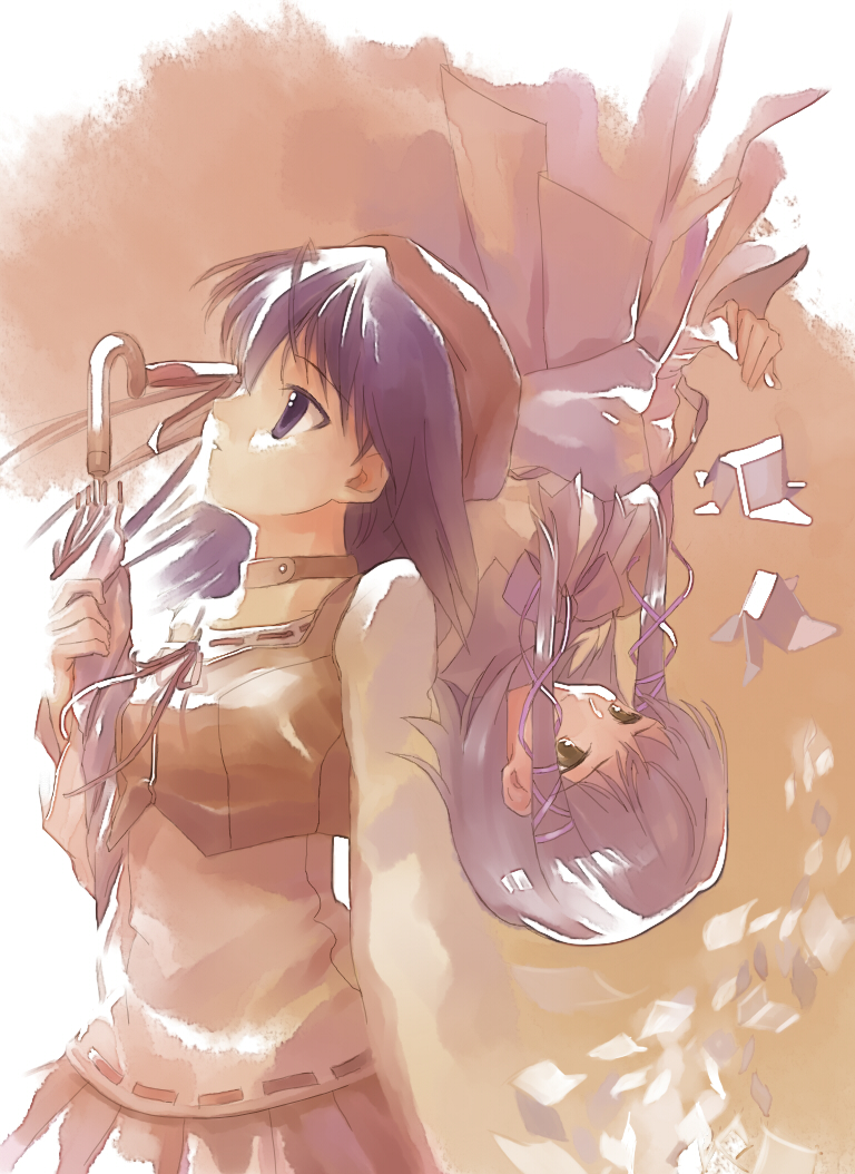 shihou matsuri and morimiya aono (sola) drawn by flyx2