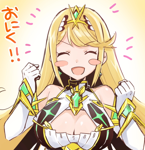 mythra (xenoblade chronicles and 1 more) drawn by madanai_(morisumeshi)
