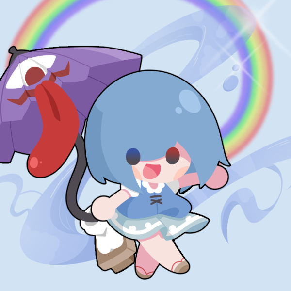 tatara kogasa (touhou) drawn by baek_ban