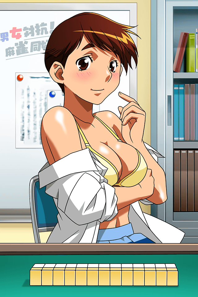 toono mizuki (super real mahjong) drawn by tanaka_ryou