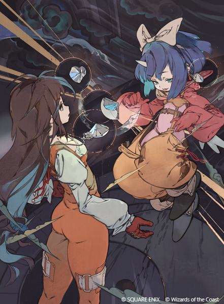 garnet til alexandros xvii and eiko carol (final fantasy and 2 more) drawn by so-taro