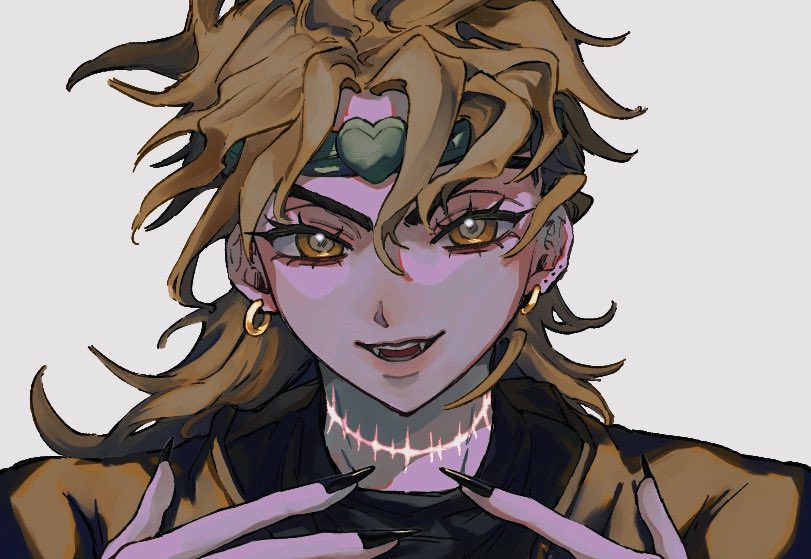 dio brando (jojo no kimyou na bouken and 1 more) drawn by gokigenne