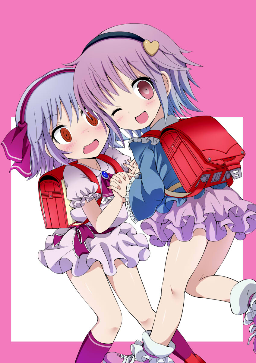 remilia scarlet and komeiji satori (touhou) drawn by givuchoko