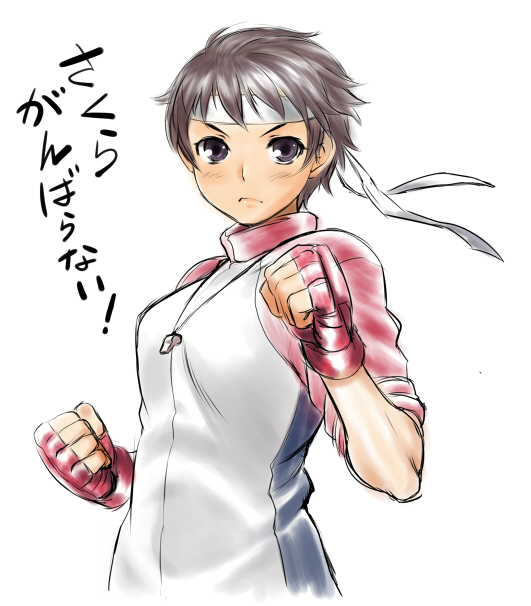 kasugano sakura (street fighter) drawn by dr.p